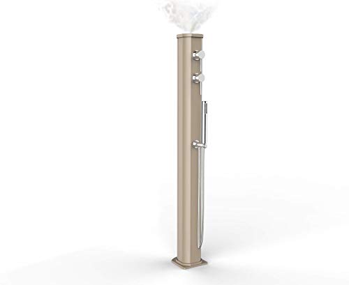 Arkema Ducha Solar De Exterior Con Pulverizador Mezclador Y Alcachofa Móvil Jolly Go Arena