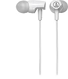 Audio-Technica ATH-CLR100iSWH SonicFuel In-Ear Headphones with In-Line Mic & Control, White