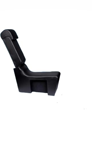 Image of Soroo External Car Center Car Wooden Middle Armrest Cum Seat Console for Innova Crysta (Black) with 2 Glass /Bottle Holder & Storage | No Drilling Installation.