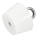 MECCANIXITY Silicone Rubber Tapered Plug 39mm to 50mm Solid Bathtub Bungs Stopper with Ring for Test Tubes, Water Pipe, Drainage Hole, White