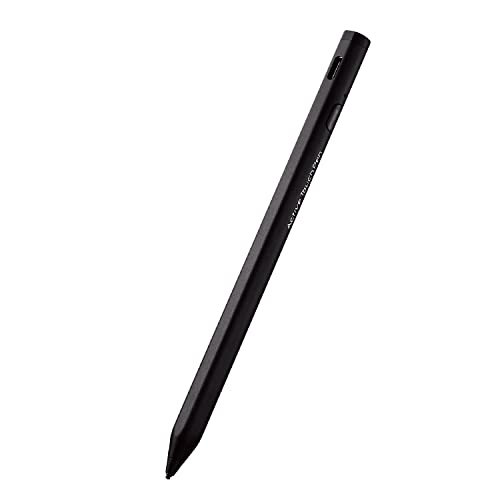 スマホアクセサリー ELECOM P-TPACST03BK BLACK 充電式アクティブタッチペン | エレコムダイレクトショップ本店