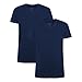Produktbild Bamboo Basics Herren T-Shirt Velo, 2er Pack - Unterhemd, V-Neck, Single Jersey Marine XL