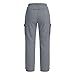Women's Hiking Pants Wind Resistant Elastic Waist Cargo Pants Quick Dry Lightweight Tactical Trousers for All Seasons（Dark Gray，Large）