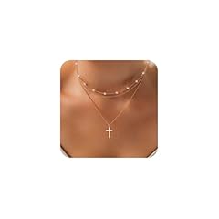 3Layer Cross Pearl-Gold
