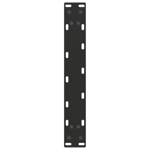Pieds de table basse en U acier noir 30 cm pour table d'appoint et salon - 7
