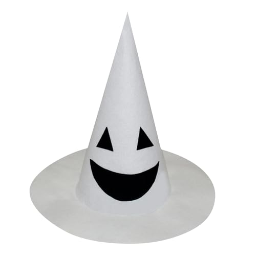 Image of Kaku Fancy Dresses Witch Hat for Girls, Witch Costume Accessory for Halloween Party Prop Multicolor Witch Hat
