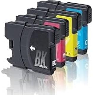 KIT 4 CARTUCHOS DE TINTA COMPATÍVEIS LC-61 LC-65 CYMBK|MFC-250C DCP-6690CW MFC-5490CN