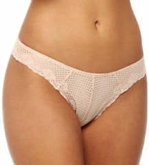 Timpa Duet Lace Tanga Style 615288 - Beige - Large