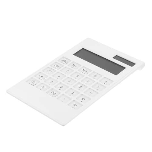 Calculadora sin batería portátil ecológica con panel solar y botones grandes 3
