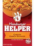 Betty Crocker, Hamburger Helper, Cheesy Ranch Burger, 5.9oz Box (Pack of 6)