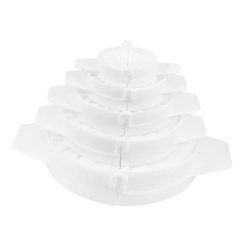 AUTSUPPL Washable Dumpling Press Set 5pcs Maker Press Hand Pie Plastic Ravioli Molds Pastry for Social Events