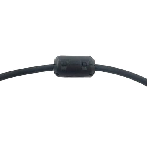 20Pcs Clip-on Ferrite Ring Core Ferrite Bead RFI EMI Noise Suppressor Cable Clip for 3mm/ 5mm/ 7mm/ 9mm/ 13mm Diameter Cable, Black