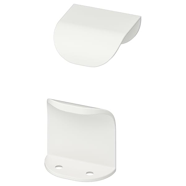 Ikeaa BILLSBRO Aluminum Cabinet Handle, White Powder Coated Finish, 40mm Length, Modern Minimalist Style, 2 Pack-picture-21