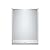 WOODBRIDGE 60 in. L x 36 in. W x 75 in. H Alcove Solid Surface Shower Combo Kits with Glue Up Shower Walls in Matte White and Single Threshold Shower Base with Center Drain in White
