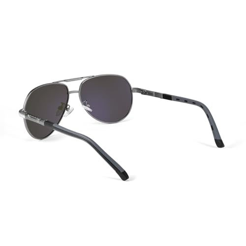Image of Karsaer Polarized Aviator Sunglasses for Men Stylish 100% UV 400 Protected Metal Frame Style Classic Pilot Women Glasses E1376