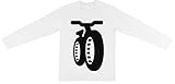 Schnelle Lieferung Fatbike Kinder Unisex Jungen Mädchen Weiß Langarm T-Shirt Kids Unisex Long Sleeve T-Shirt