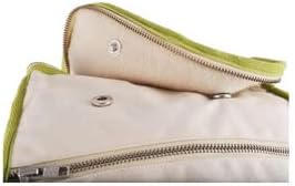 Miniatura 5 de Life Without Plastic Bolsa de almuerzo de algodón orgánico con aislamiento de lana - ribete verde