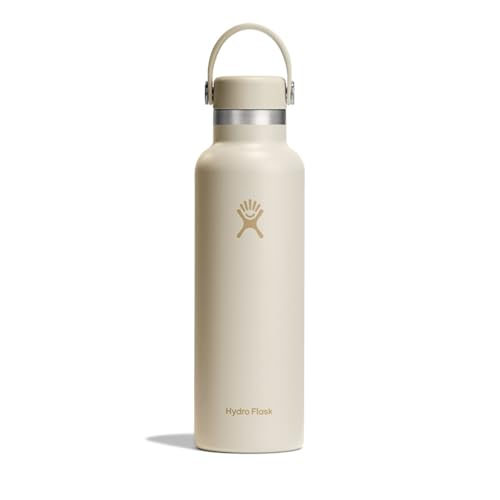 Hydro Flask Water Bottle - Insulated Stainless Steel - Non Spill, Leakproof in 21 Oz Coconut Cream