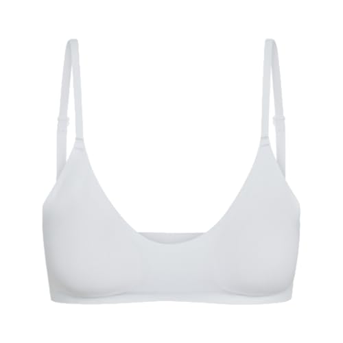 Bleuet Nara T-Shirt Bra – Soft Seamless Wireless Bra with Sewn-in Cups, Adjustable Straps