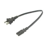 Ziotek - Notebook Laptop Power Cord - C7 Figure-Eight Plug - 1FT - 1 Pack