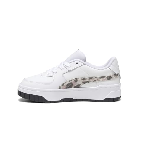 PUMA Kids Girls Cali Dream Animal Print Lace Up Sneakers Shoes Casual - White - Size 5 M3