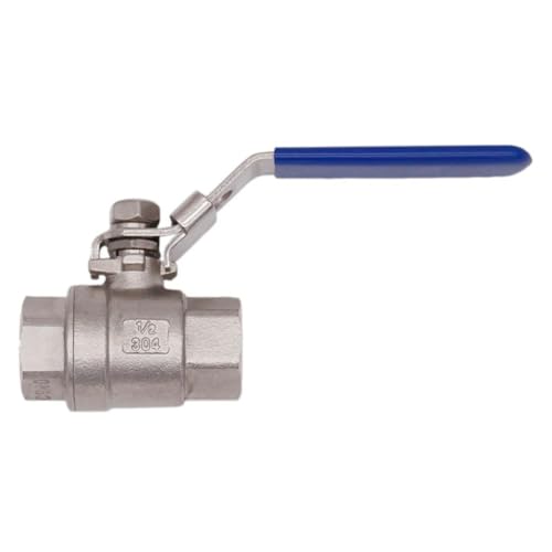 Válvula de bola de paso completo en acero inoxidable 304 de alta pureza 4