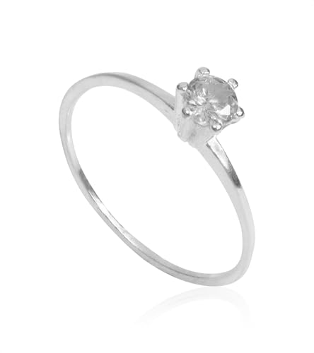 Anel Solitário Prata 925 (17)