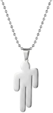 Stainless Steel Pendant Necklace, Villain Couple Pendant