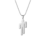 AOLIAY 1 collier Billie en acier inoxydable avec...