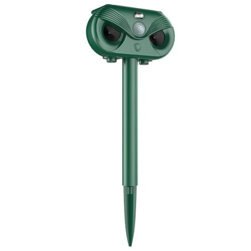 猫よけ 超音波 動物撃退器 5個 害獣撃退器 野良猫 犬よけ 強力 ソーラー 鳥よけ 鳥避け 効果絶大 13.5-55.5KHz超音波/LED強力フラッシュライトで撃退/赤外線センサー ネズミ駆除 猫避け 害獣対策 8-12m感知範囲 3000mAh大容量