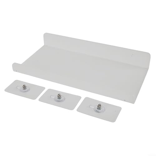 Estantes flotantes acrílicos transparentes modernos con estilo para coleccionables, manteniendo una sensación abierta (30 x 15 cm)