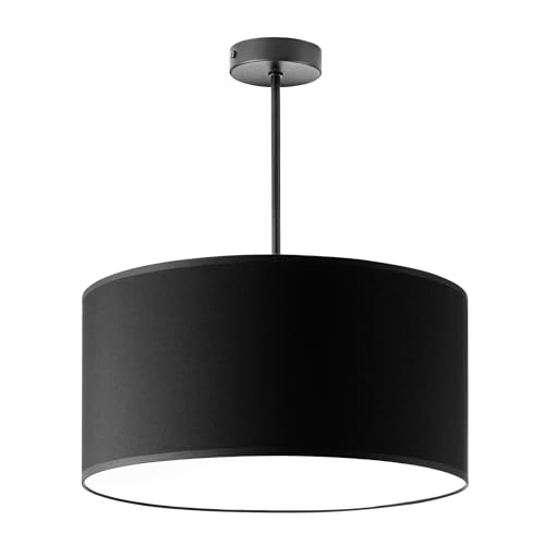 Miratic Suspension Luminaire avec Source Lumineuse Remplaçable Luminaire Plafonnier pour Ampoule à Culot E27 max. 60W (Ampoule Non Incluse) Abat-Jour en...
