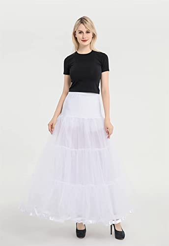 Wowbridal Women'S Ankle Length Petticoats Wedding Slips Plus Size Small thumb #2