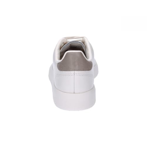 adidas Damen Advantage Premium Leather Shoes, chalk white/chalk white/champagne met, 39 1/3 EU – Ansicht 5