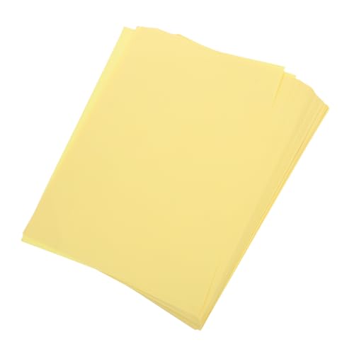 Papier jaune clair lisse impression claire bureau contrats rapports 200 feuilles polyvalentes