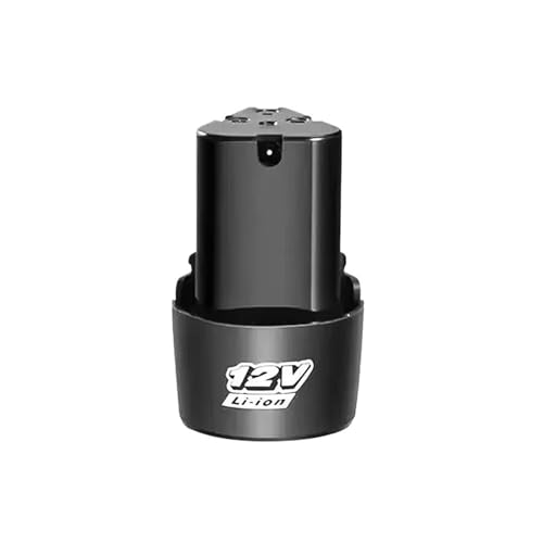12V 2000mAh Batería Li-ion Recargable Con Cargador, Compatible Con Destornillador Eléctrico/taladros/mini Grinder Angular(1pcs)