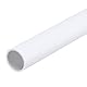 QUARKZMAN PVC Rohr, Durchmesser 12mm Länge 0.2m Rund Kunststoffrohr für Garten, Aquarium, Wasserleitung, Kabelkanal, lüftungsrohr (Weiß)