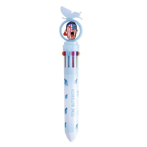 Stylo à bille rétractable multicolore pour les cours et le bureau