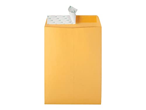 Quality Park Envelopes, Redi-Seal Catalog Envelopes, 9 x 12 Inches, 28 lb Light Brown Kraft, Self-Sealing, 100 Count - Ideal for Mailing, Storage, and Organizing image 5