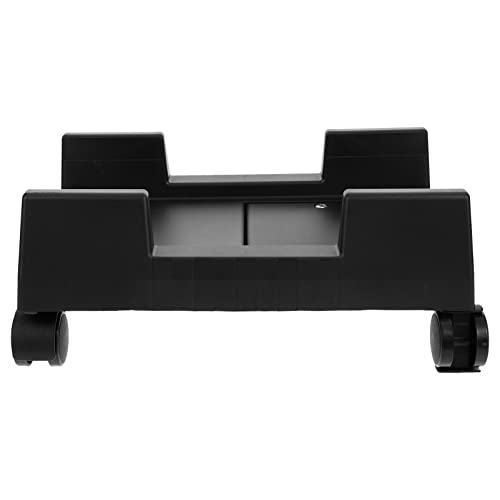 Soporte para CPU de escritorio Sewroro con ruedas, soporte móvil para torre de computadora para oficina en casa, fácil de limpiar y ventilado, almacenamiento elevado para torres de CPU miniatura 1