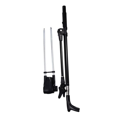 ledmomo 魚竿地刺し支架 伸縮可能 高硬ステンレス製 フィッシングロッドブラケット 屋外釣り用 支柱スタンド 魚釣り用品用