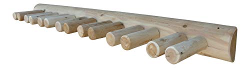 14 Place Wall Ski Rack, Natural #TOP1
