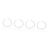 EXCEART 4 Sätze Teiliges Toiletten Flapper Ketten Flexible Ersatzketten Für Wc Wassertanks Einsetzbar Für Mühelosen Austausch Und Zuverlässige Funktionalität 6 Stück * 4