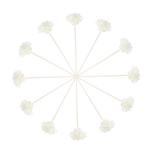 ULDIGI 12pcs Aroma Sticks Diffuser for Essential Oil White Fragrance Diffuser Sticks