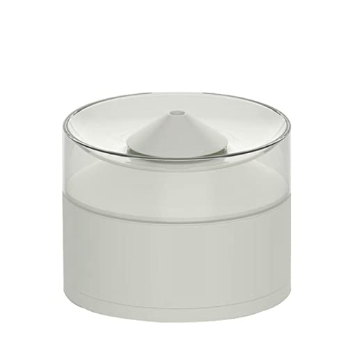 Fuente de agua automática para perros y gatos, blanca
