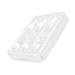 jojofuny 20Pcs Usa E Getta Oyster Imballaggio Vassoio Trasparente 6 Scomparti Oyster Vassoi Portatile Oyster Piastra di Stoccaggio per Il Deposito di Imballaggio