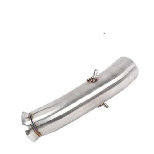 Silencieux tube évasion moto et tuyau liaison intermédiaire argent RC250