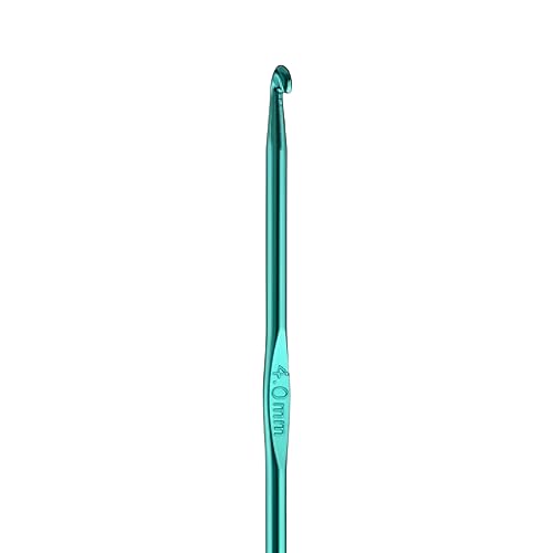 Image of ADW CRAFT'S Crochet Needle Single Size(12 Size Available)| 12 Pcs Crochet Needle Set||Aluminum Multicolor Crochet Hooks Needle|Crochet Needle|Crochet Needle Set | Crochet Needle Kit (4 mm / Single Pcs(Pack of 1))