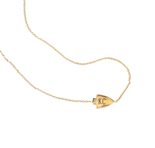 Ally & Alex Kansas City Inspired Gold Arrowhead Pendant Necklace | Football Fan | Great Gift for Women | Kansas City Jewelry2