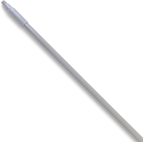 SPARTA 41225EC23 Fiberglass Broom Handle, Mop Handle, Replacement Handle With Acme Threaded Tip For Commercial Cleaning, 48 Inches, Gray, (Pack of 12)
